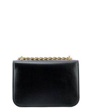 TORY BURCH Eleonor Small Black Leather Crossbody Bag for Women