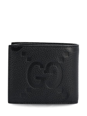 Jumbo Black Leather Wallet for Men