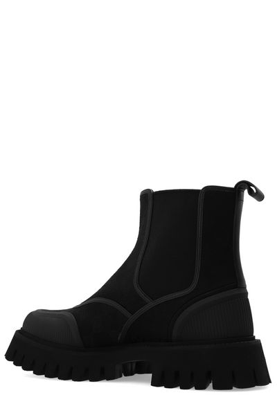 Black GG Supreme Fabric Ankle Boots for FW23