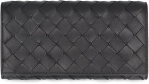 BOTTEGA VENETA Black Nappa Leather Wallet for Women