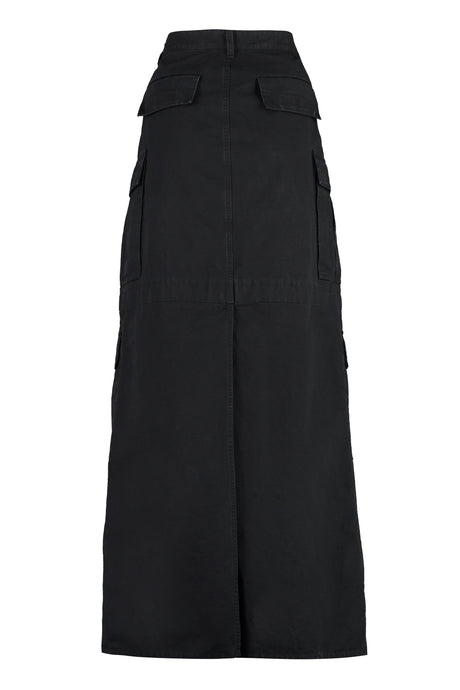 BALENCIAGA Black Multi-Pocket Skirt Pants for Women