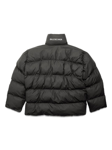 BALENCIAGA Black Oversized Puffer Jacket for Women - FW23