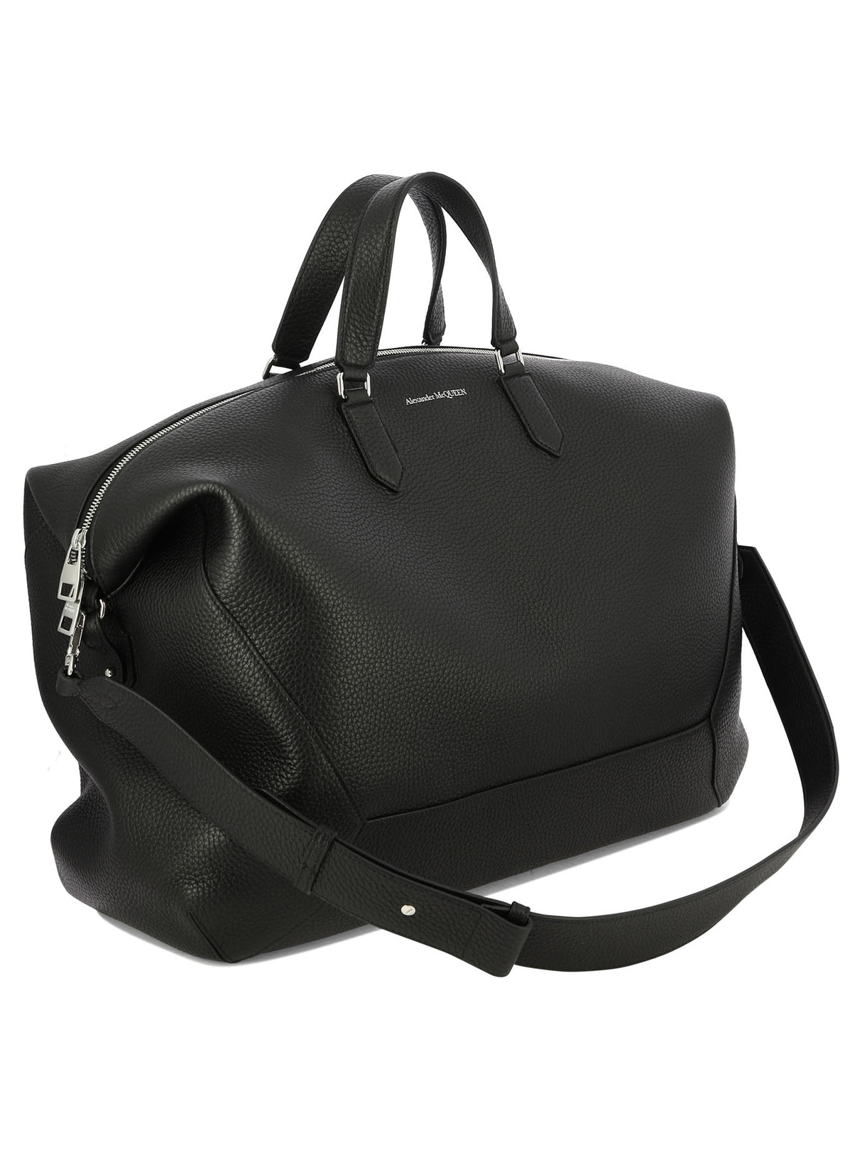 ALEXANDER MCQUEEN Black Leather Backpack for Men - FW23 Collection