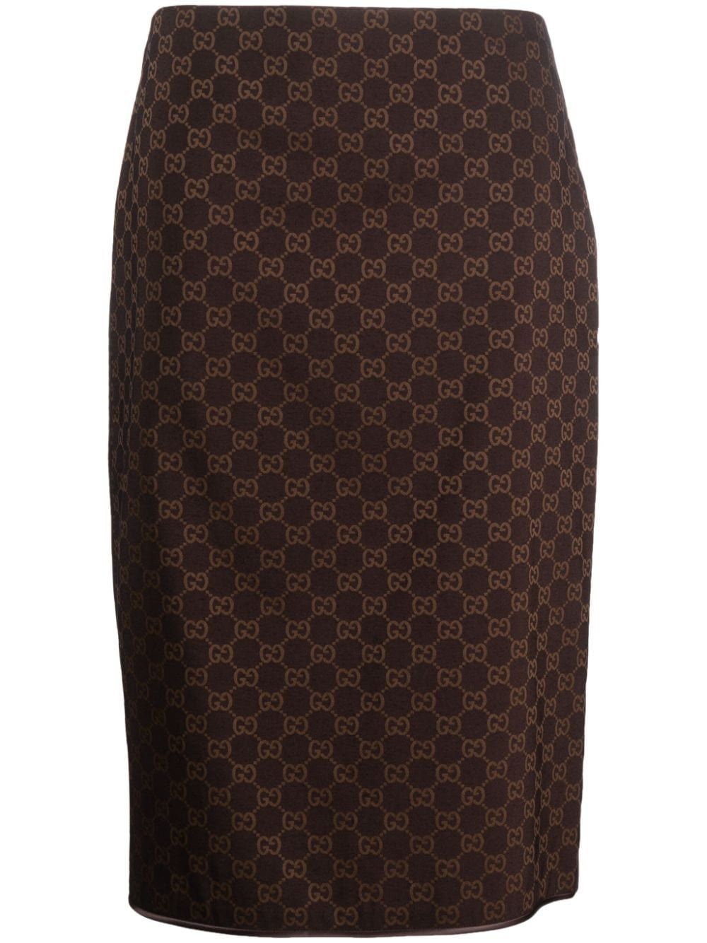 高品質女士原裝咖啡點紋粘膠裙 - SS24 新品系列