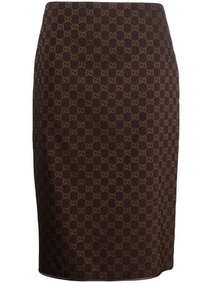 高品質女士原裝咖啡點紋粘膠裙 - SS24 新品系列