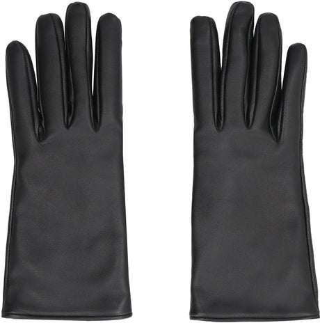 Stylish Black Leather Gloves - SS24 Collection