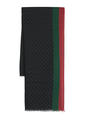 Interlocking-Gウールスカーフ for Men - ブラック