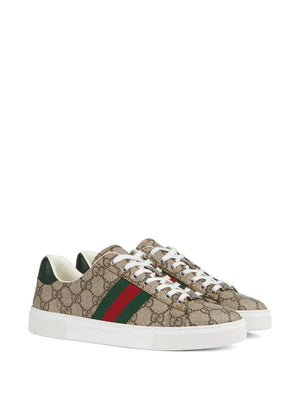 Women's Two-Tone GG Supreme Leather Sneakers