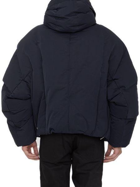 Blue Nylon Puffer Jacket - FW23 Collection