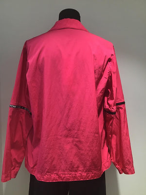 Áo khoác dành cho nam màu hồng phấn với tay rời