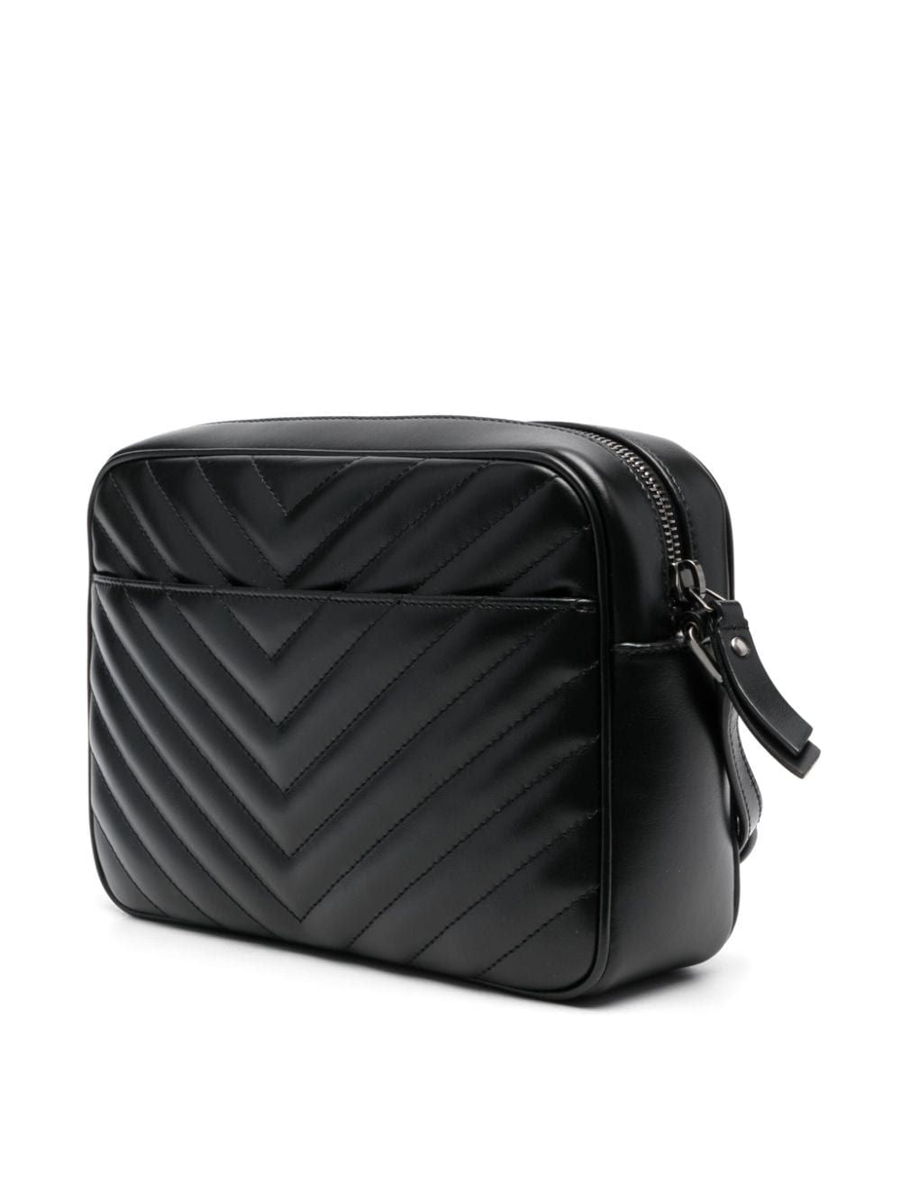 Túi xách đeo vai Saint Laurent Premier Lou Quilted màu đen logo YSL