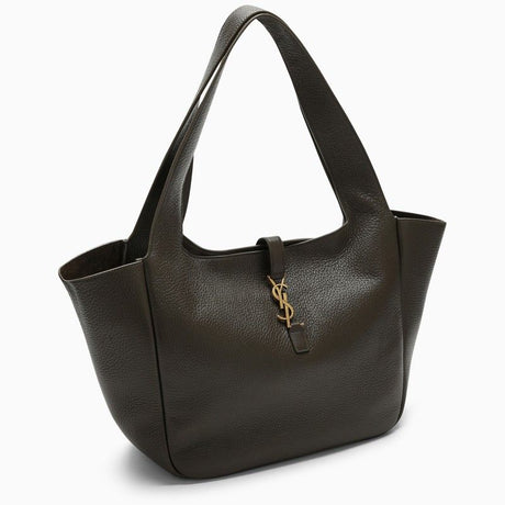 SAINT LAURENT Luxurious Black Deer Skin Shoulder Bag for Women - SS24 Collection