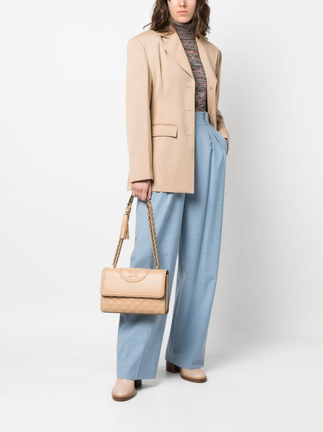 Amen Leather Convertible Shoulder Bag for Women - Spring/Summer 2024 Collection