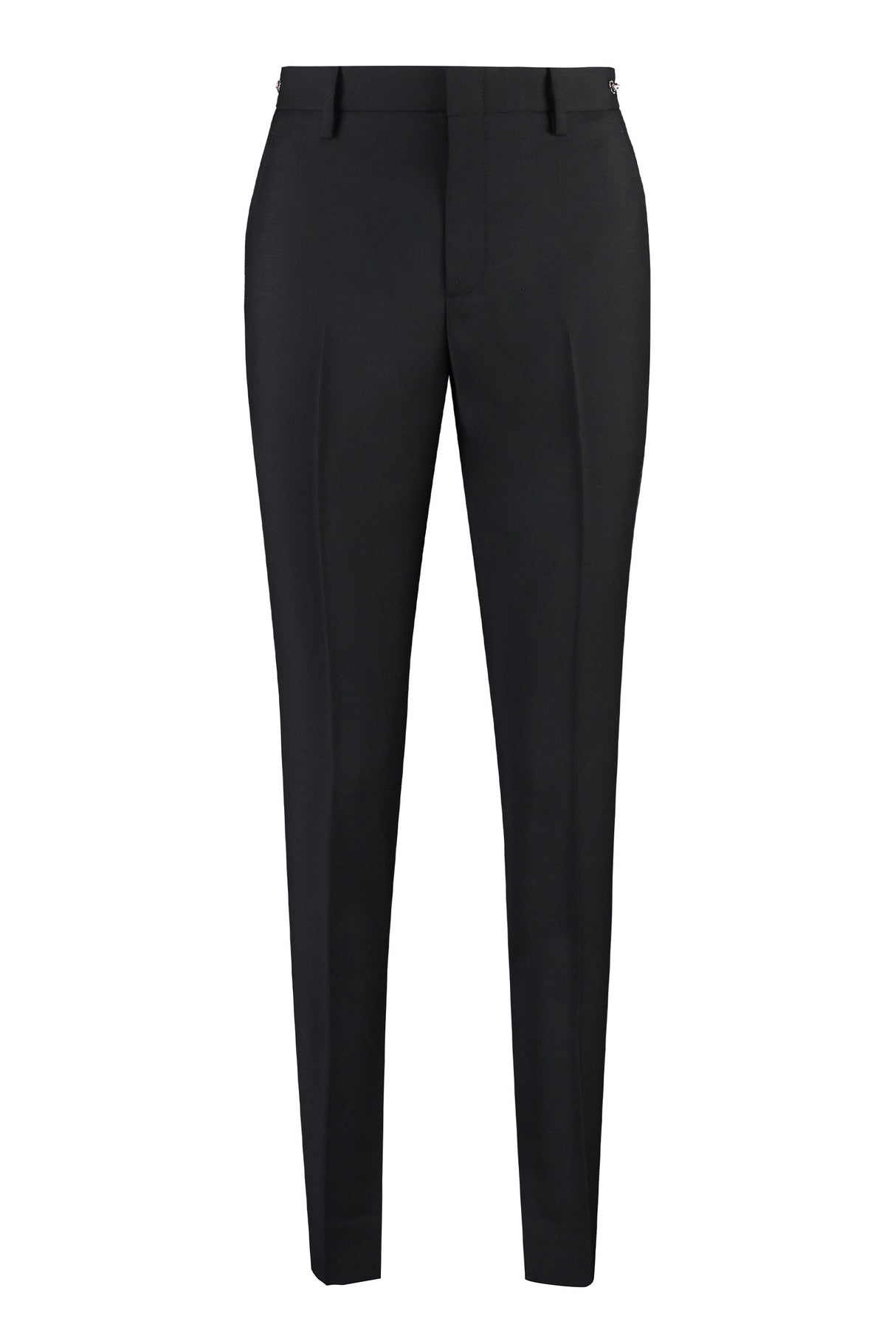 GUCCI Black Wool Blend Trousers for Women