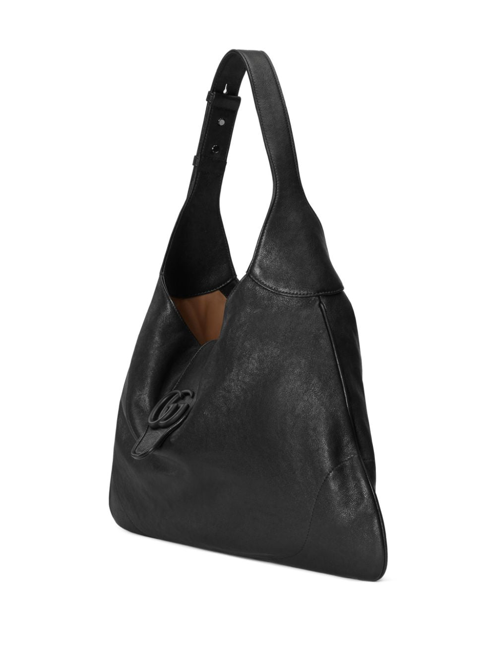 GUCCI Black Lamb Leather Shoulder Handbag for Women