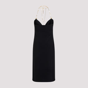 BOTTEGA VENETA Black Viscose Dress for Women - SS24 Collection