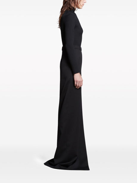 BALENCIAGA Black Mini Skirt for Women in the 24SS Season