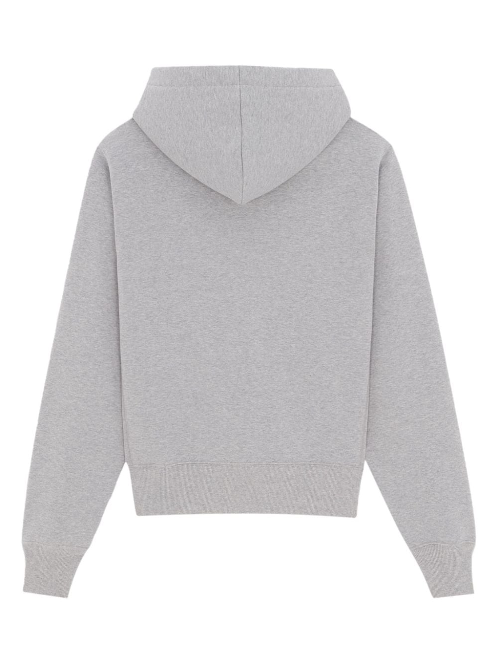 SAINT LAURENT Heather Grey Organic Cotton Hoodie for Women - SS24 Collection