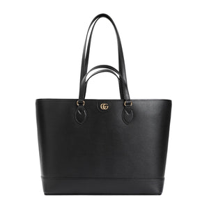 GUCCI Black Leather Ophidia Tote Bag for Women - SS24 Collection