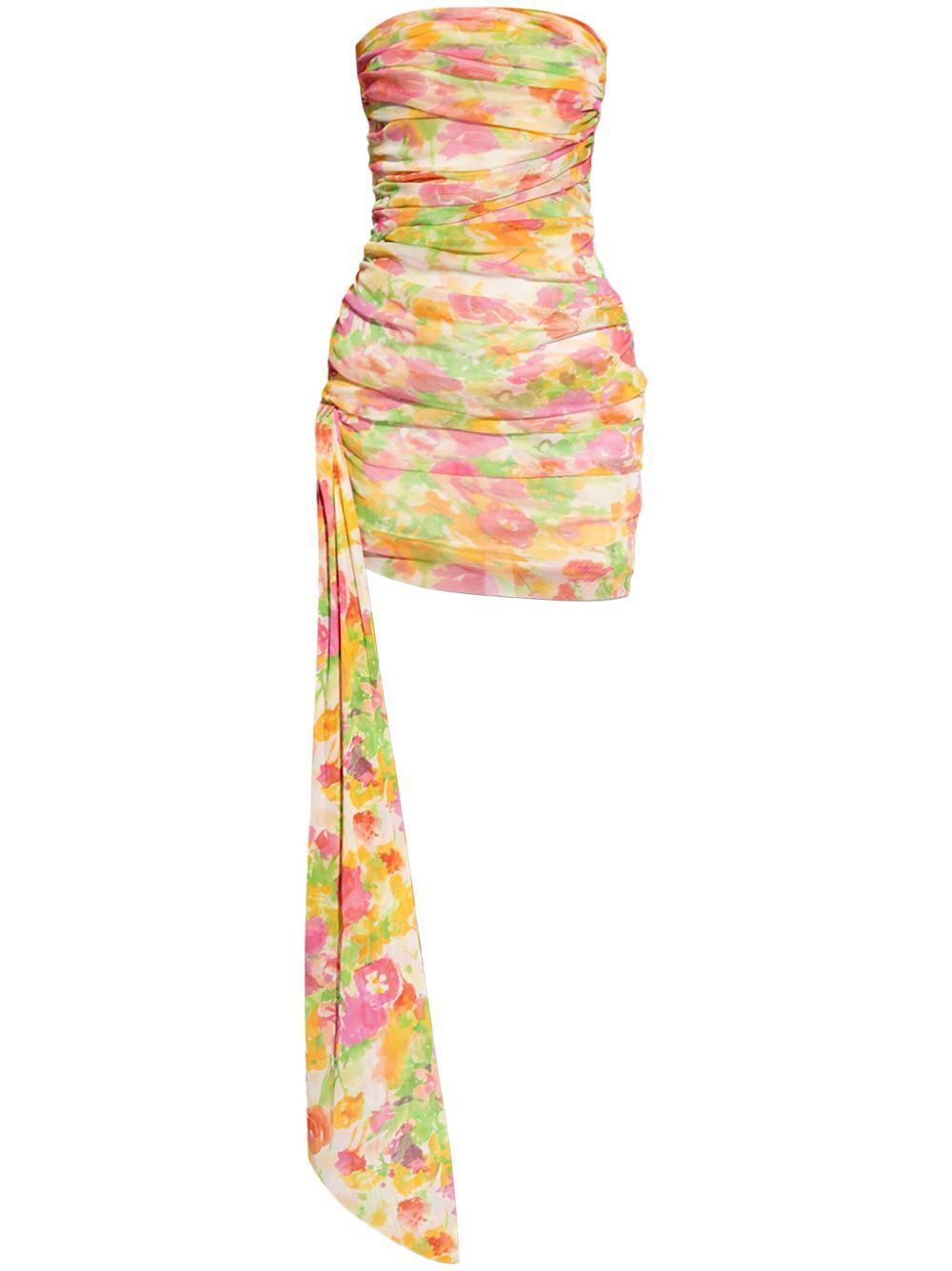 SAINT LAURENT Multicolour Floral Mini Dress for Women