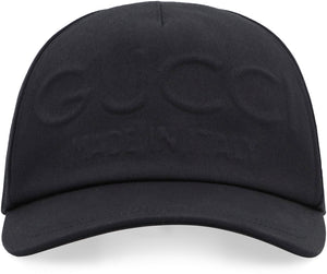 GUCCI Black Logo Baseball Cap for Women - SS24 Collection