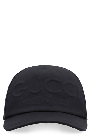 GUCCI Black Logo Baseball Cap for Women - SS24 Collection