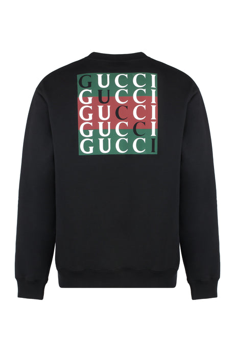 GUCCI Essential Cotton Crew-Neck Sweatshirt