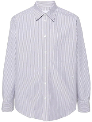 BOTTEGA VENETA Classic Striped Shirt for Men in Gray