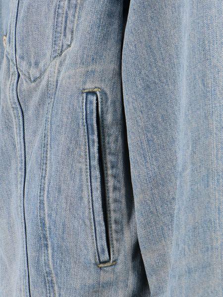 BALENCIAGA Blue Off-Shoulder Jacket for Women | SS24 Collection