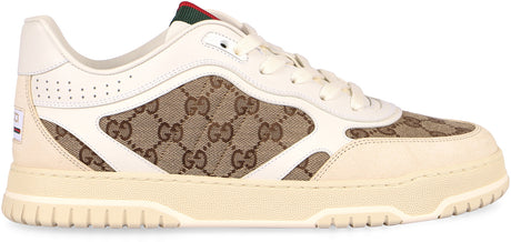 GUCCI Re-Web Classic Sneakers with Iconic Webbing Accent, 3.4cm Heel