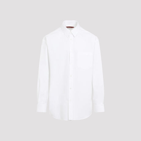 GUCCI Elegant White Cotton Shirt