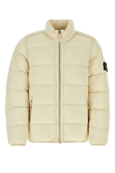 STONE ISLAND Men's Plaster Colored FW23 Outerwear Jacket