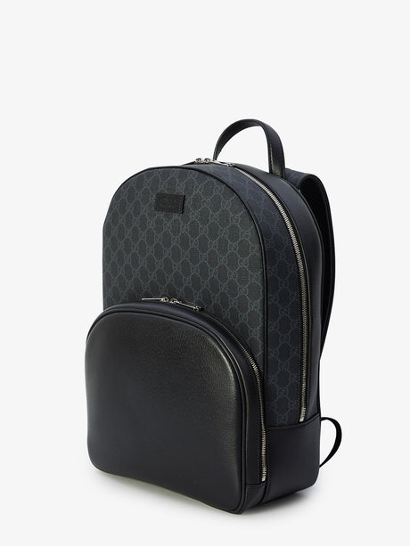 GUCCI Elegant Medium GG Supreme Canvas Backpack 29x40x14cm