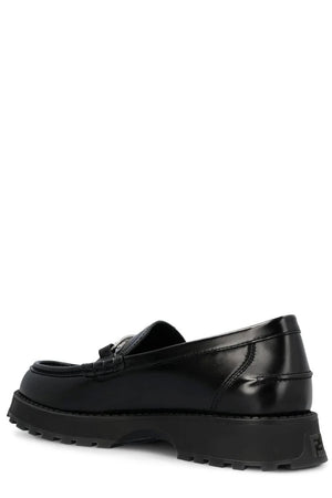 Fancy Smooth Leather O'Lock Loafers for Men