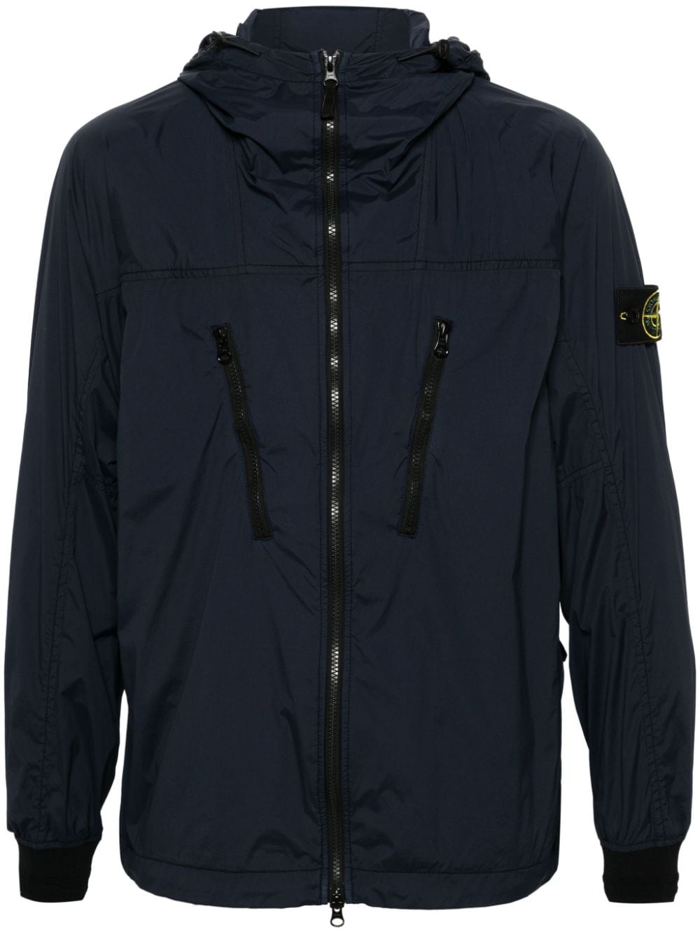 Packable Blue Jacket for Men - Lightweight and Stylish for SS24