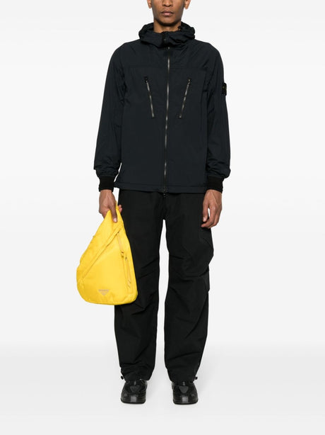 STONE ISLAND Men's Black Packable Jacket for SS24