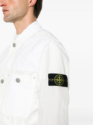 STONE ISLAND Off White Compass Badge Jacket for Men - SS24