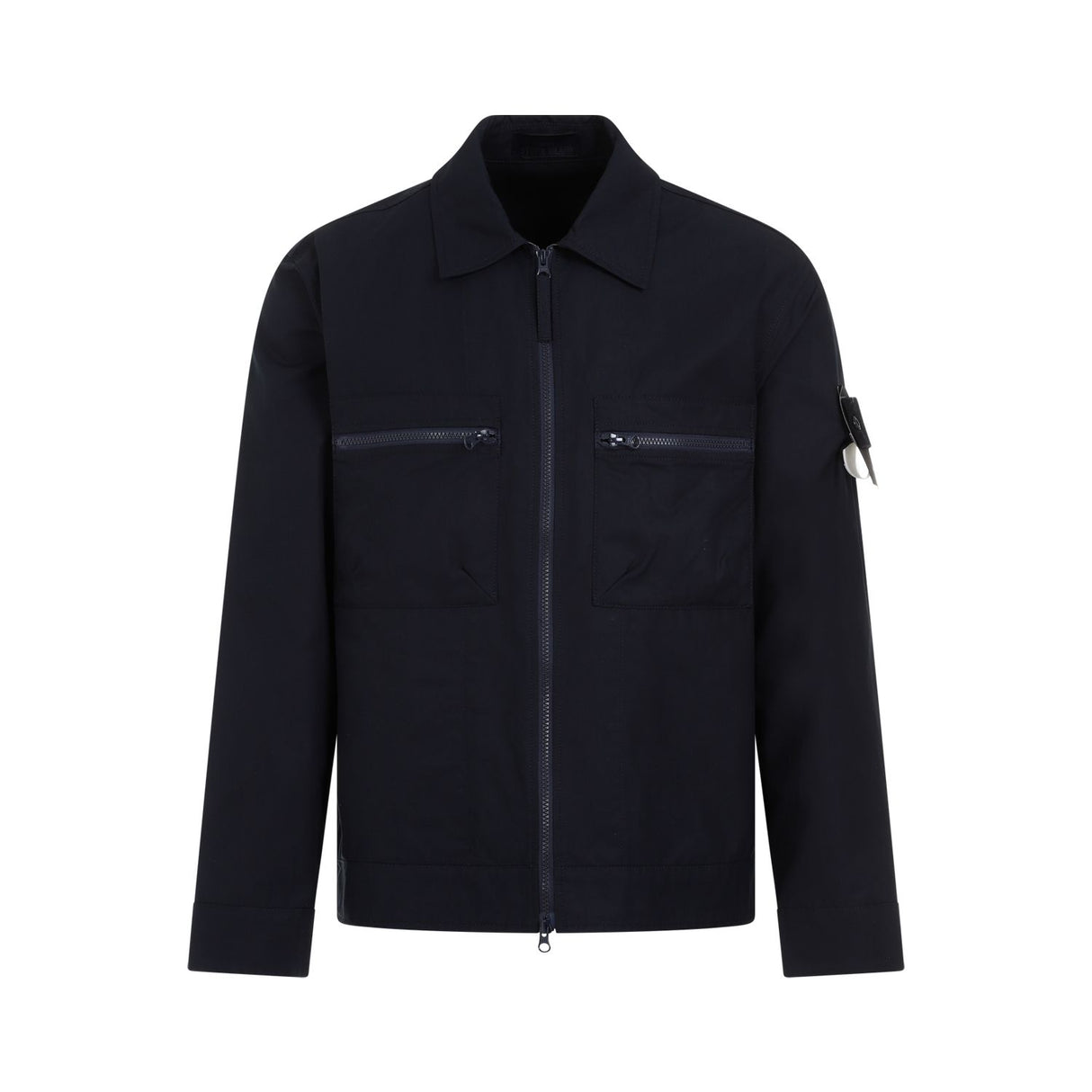 Men's Blue Cotton Ghost Jacket for SS24