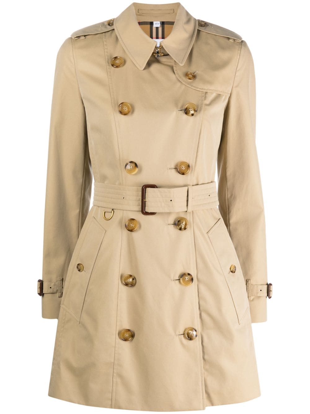 BURBERRY Classy Cotton Trench Jacket for Women in Beige - FW23 Collection