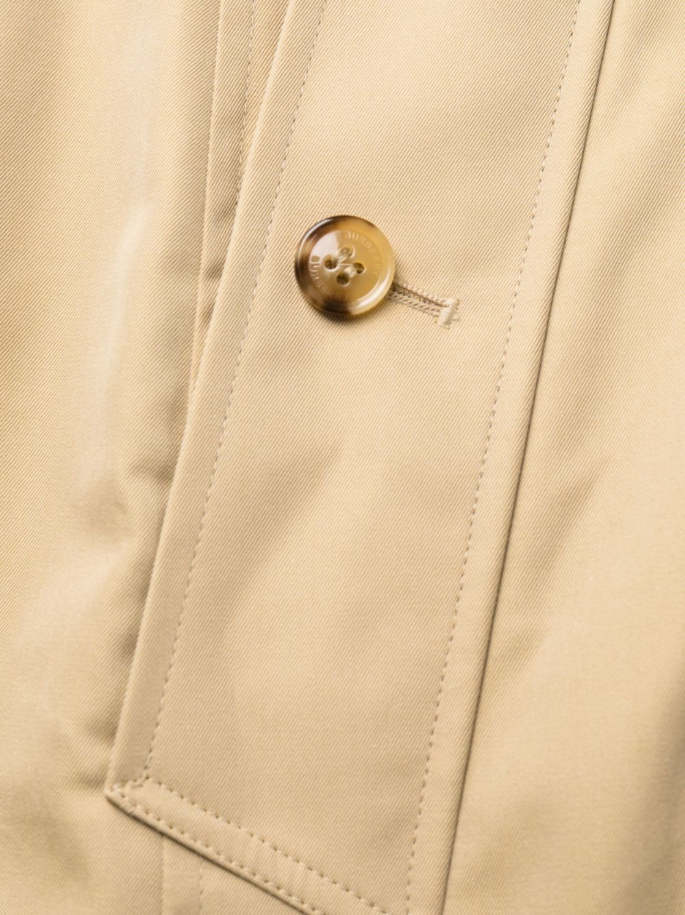 Áo khoác dáng dài bằng vải cotton sang trọng cho phụ nữ màu be - Bộ sưu tập FW23