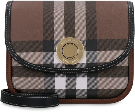 BURBERRY Brown Tartan Crossbody Handbag for Women
