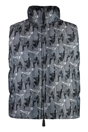 BURBERRY Fashionable Full Zip Down Men's Vest for Spring/Summer 2024