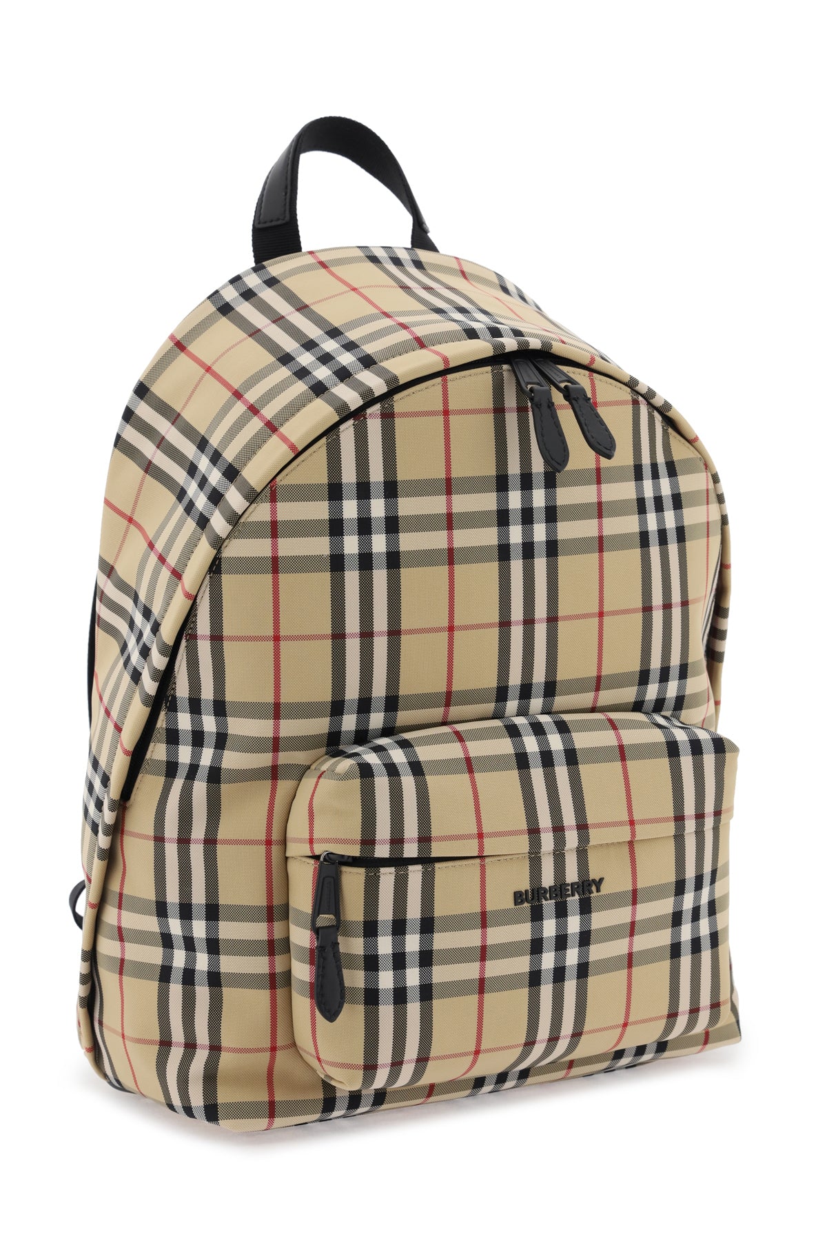 BURBERRY Luxurious Check-Inspired Backpack for Fashionable Men