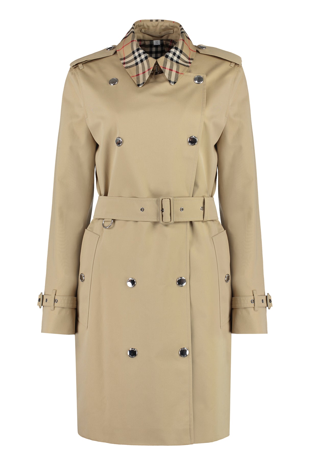 BURBERRY Beige Cotton Trench Jacket for Women