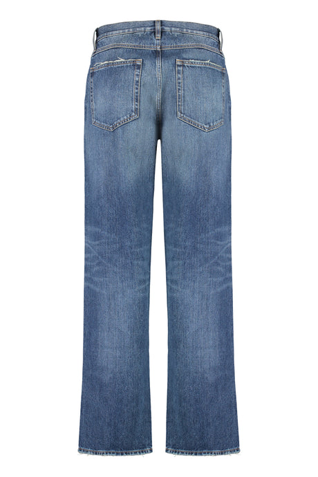 BURBERRY Vintage Effect Regular Denim Jeans for Men in Blue for FW23