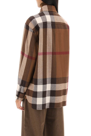 复古格子羊毛法兰绒女式衬衫- FW23 系列