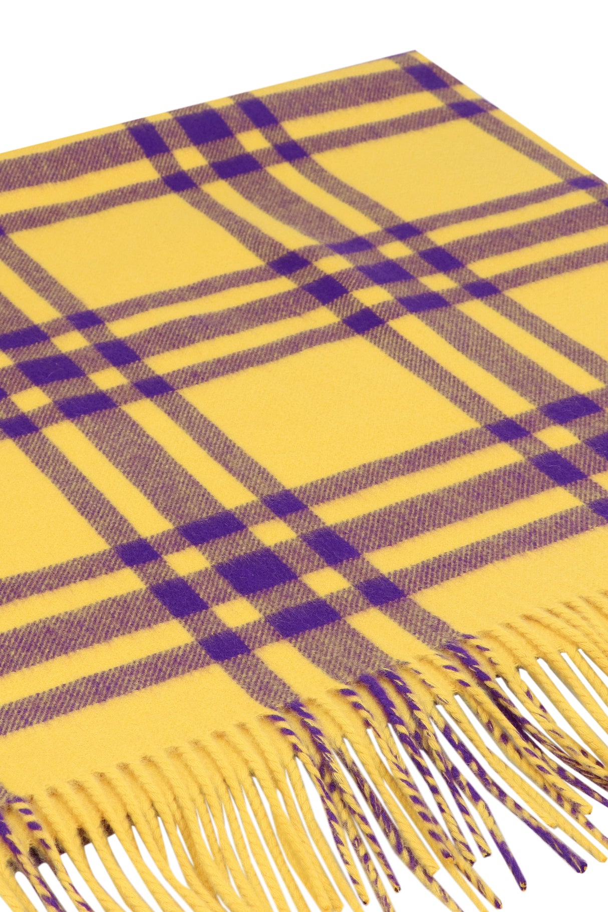 BURBERRY Must-Have Checkered Cashmere Scarf for Women
