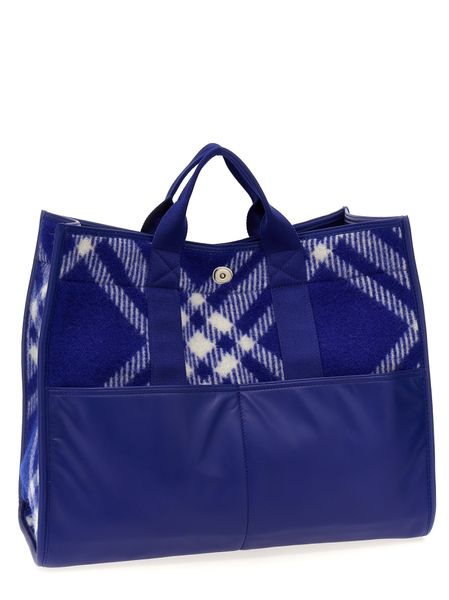 BURBERRY Blue Tote Bag for Women - 23FW Collection