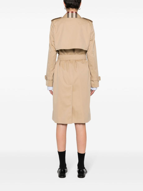BURBERRY 2024 Women's Beige Trench Coat - Must-Have Fashion Staple for Any Wardrobe