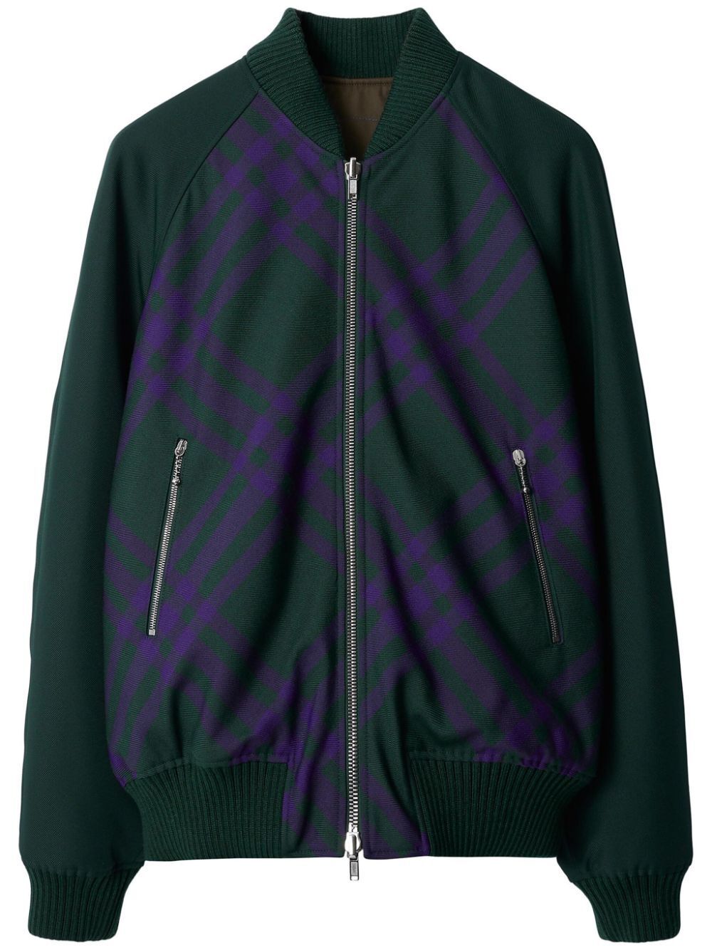 BURBERRY Luxurious Reversible Bomber Jacket for the New Season